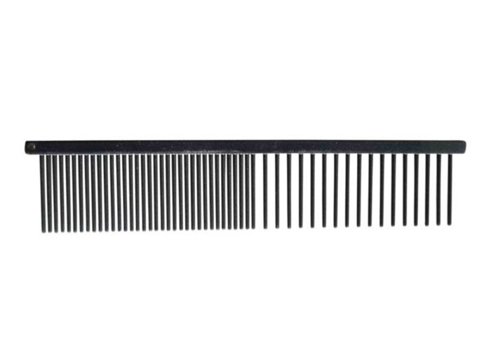 HPP Grooming comb med rundt håndtak, 17 cm