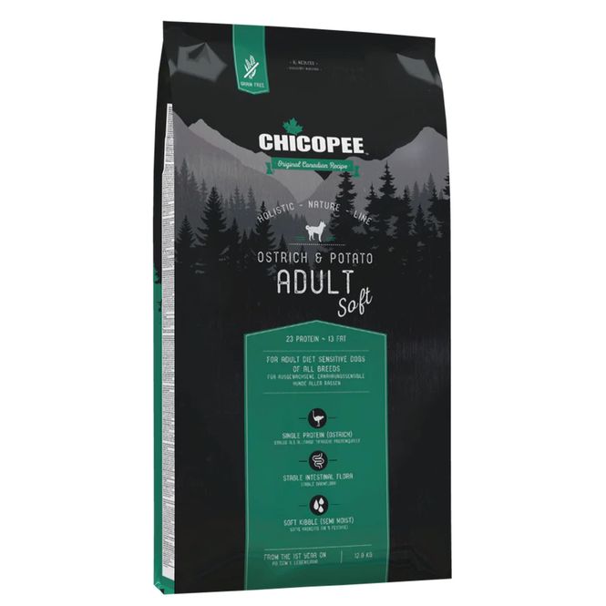 Hovedbilde Chicopee HNL Soft Adult Ostrich & Potato Hundefôr