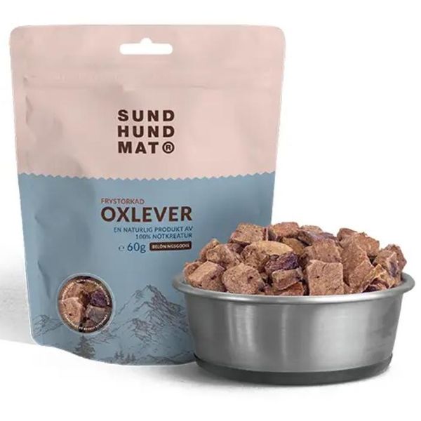 Hovedbilde Sund Hundmat® Oxlever - frysetørket okselever