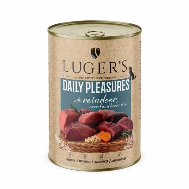 Hovedbilde Luger's Daily Pleasures with Reindeer - våtfôr ...