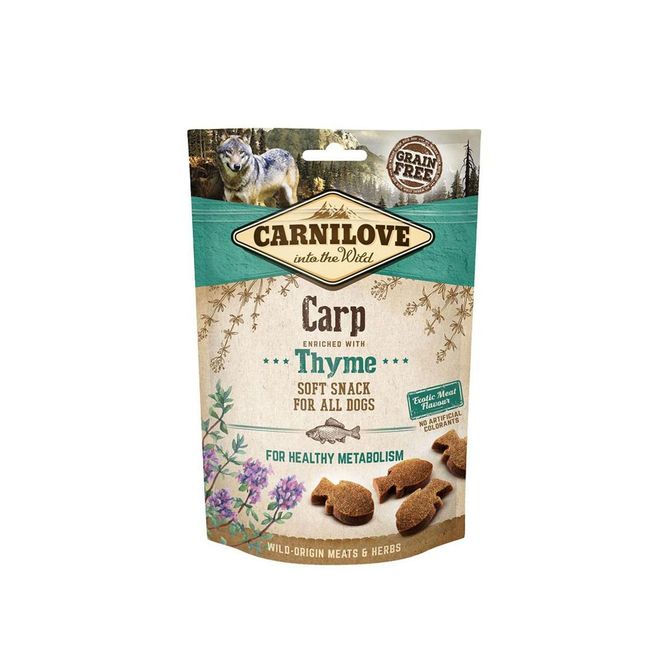 Hovedbilde Carnilove Semi Moist Carp with Thyme godbit