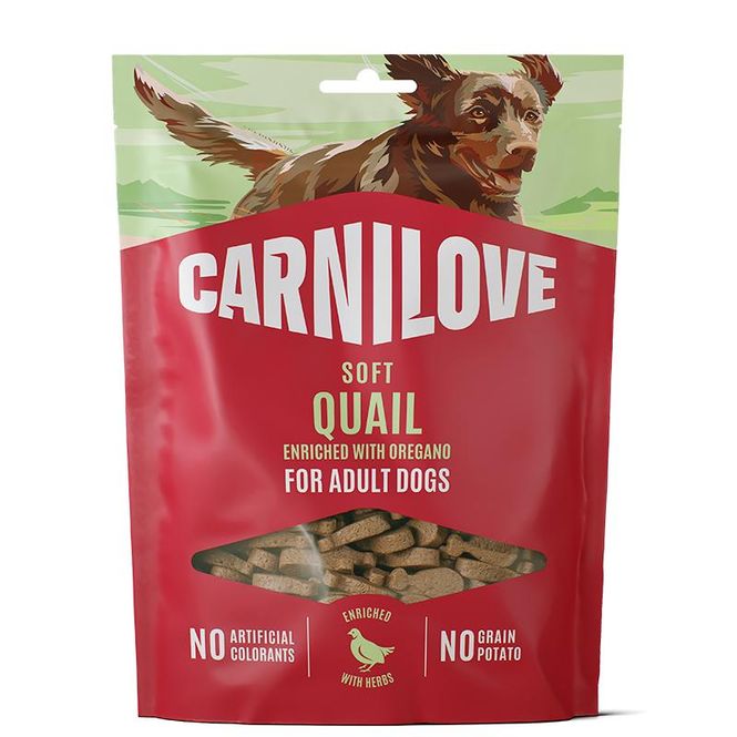 Hovedbilde Carnilove Soft Quail enriched with Oregano godbit