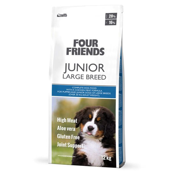 Hovedbilde Four Friends Junior Large Breed Valpefôr