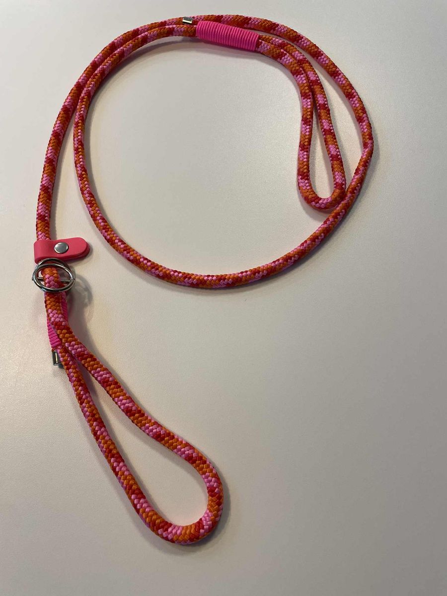 Vofforama retrieverkobbel i flettet tau, med stopper