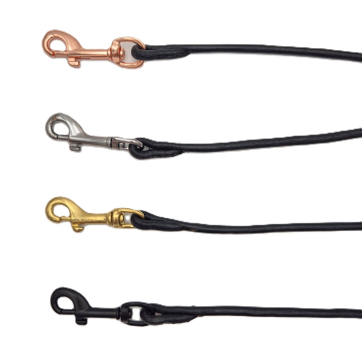 Vofforama kobbel i rundtlær med krok, 6 mm