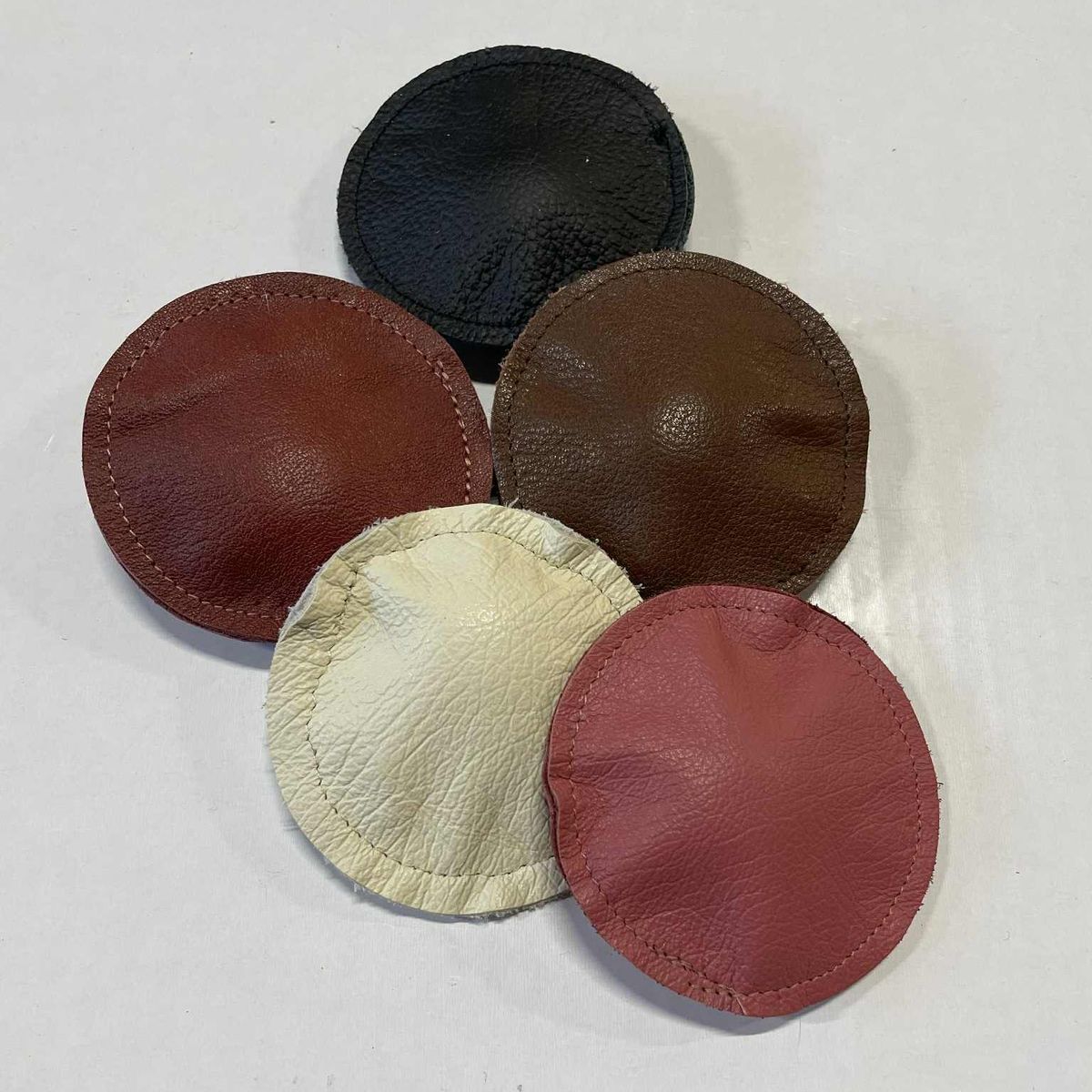 Vofforama rund utstillingspip i skinn